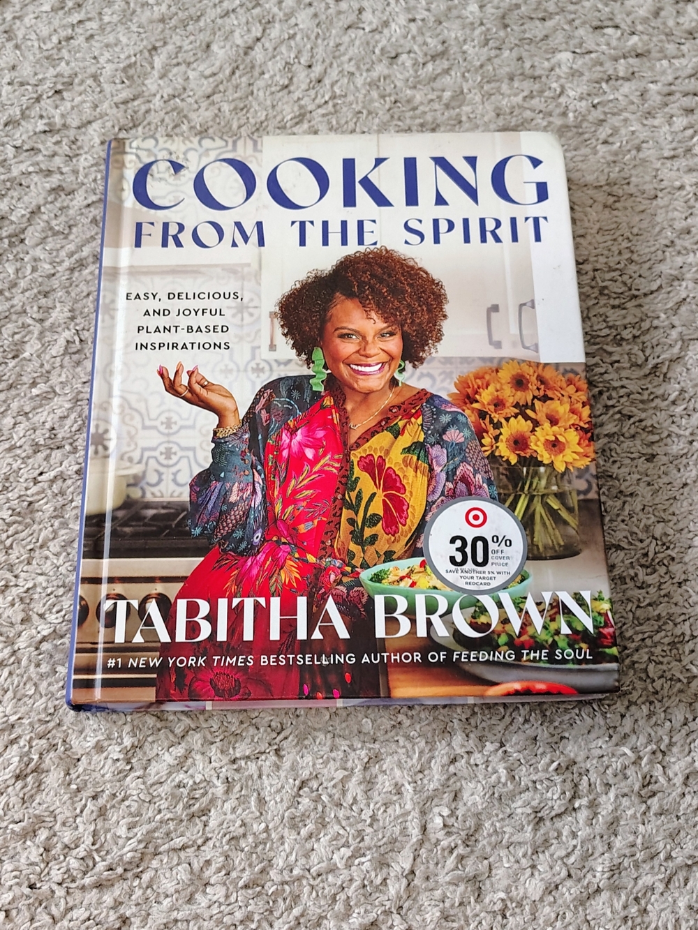 Tabitha Brown "Cooking From The Spirit" Cookbook - Colorful Cover